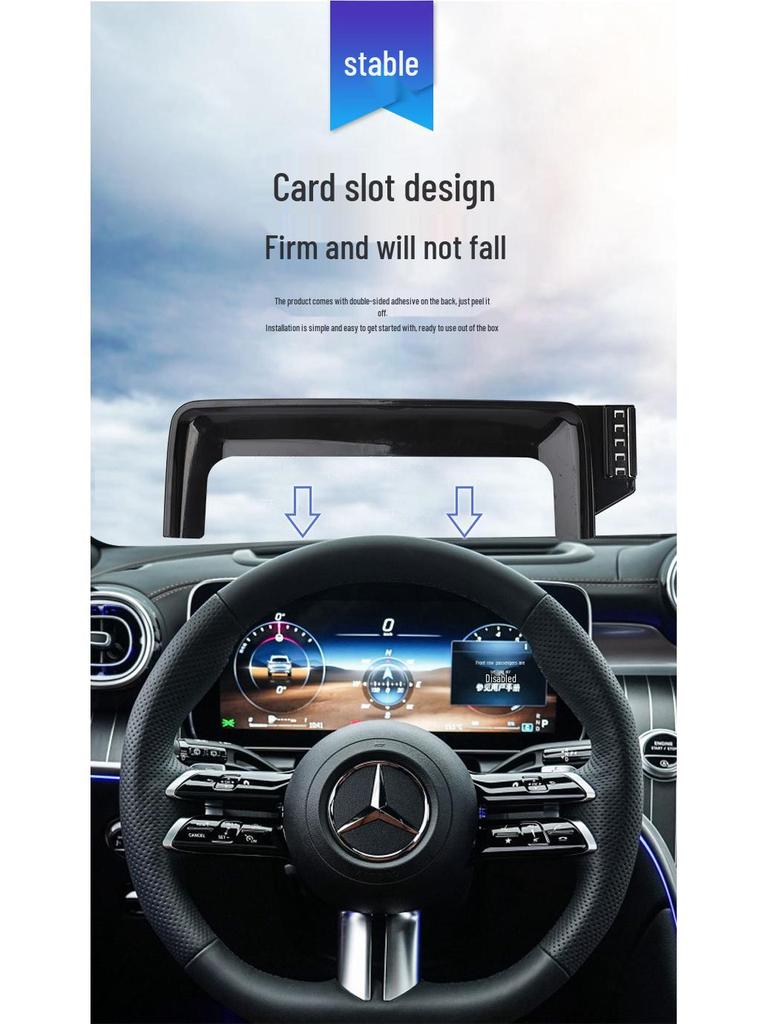 22-23 C-Klasse/23 GLC Auto Bildschirm Stil Handyhalter für Navigation