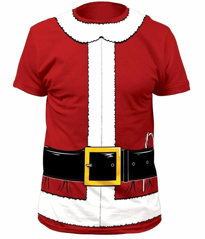 

Christmas gift Santa Claus Suit Costume T-Shirt Unisex All Size 22D1050 4XL