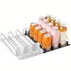 Upgraded Double Spring Fridge Drink Pusher, Auto-Advance Soda Can Organizer, Smooth Glide Beverage Dispenser for Refrigerator