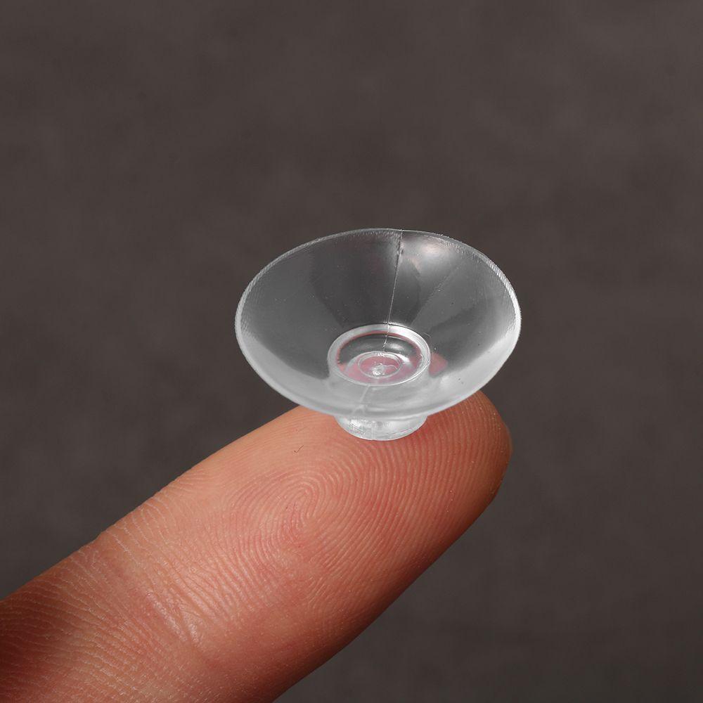 30PCS Transparent Mushroom Head  Bathroom Supplies Suction Cup Suckers Cup Storage Hook Sucker Pad
