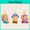 Kakao Friends Choonsik Écoutant de la Musique et Sportif Peluche Pendentif Pour Sac à Dos et Clés
