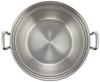 Akao Aluminum DON Hammered Round Pot 48cm Aluminum Alloy, Handle (Aluminum Die-cast) Made in Japan AEV02048
