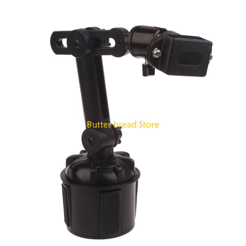 

W89C Universal Auto Cup Mount Bracket Car Walkie Talkie Holder for UV5R Yaesu Two Way Radio Handheld Radio Stand CN