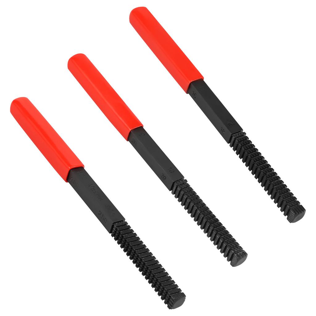 1/3Pcs Thread File High Hardness Thread Restorer File Multipurpose Metric Thread Repair File Hand Tools for Stud Bolt Screw Pipe