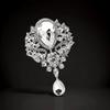 Luxury Rhinestone Rhinestone Bow Tie Large Crystal Water-drop Brooches  Formal Events