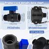 AEE4-IBC Tote Adapter, 2 Inch Cam Lock For 275-330 Gallon IBC Tote Tank, IBC Tote To Garden Hose Fittings Adapter