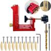 Wooden Board Punching Fixing Tool Aluminum Alloy Woodworking Drilling Positioner Adjustable Oblique Hole Locator