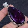 Pink Labradorite Gemstone 925 Sterling Silver Jewelry Pendant 2.76"