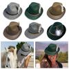 Fashion Feather Decors Hat Western Bavarian Oktoberfest Hat Ornament Dress Up German Beer Festival Hat