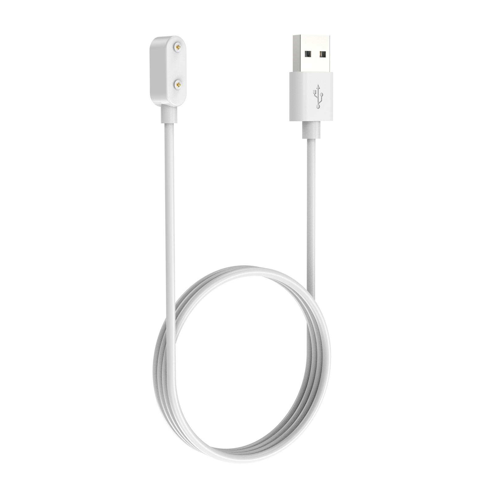 

Удобный USB-кабель для зарядки, магнитный соединительный шнур, простой и эффективный кабель для зарядки длиной 100 см для часов Band9 белый