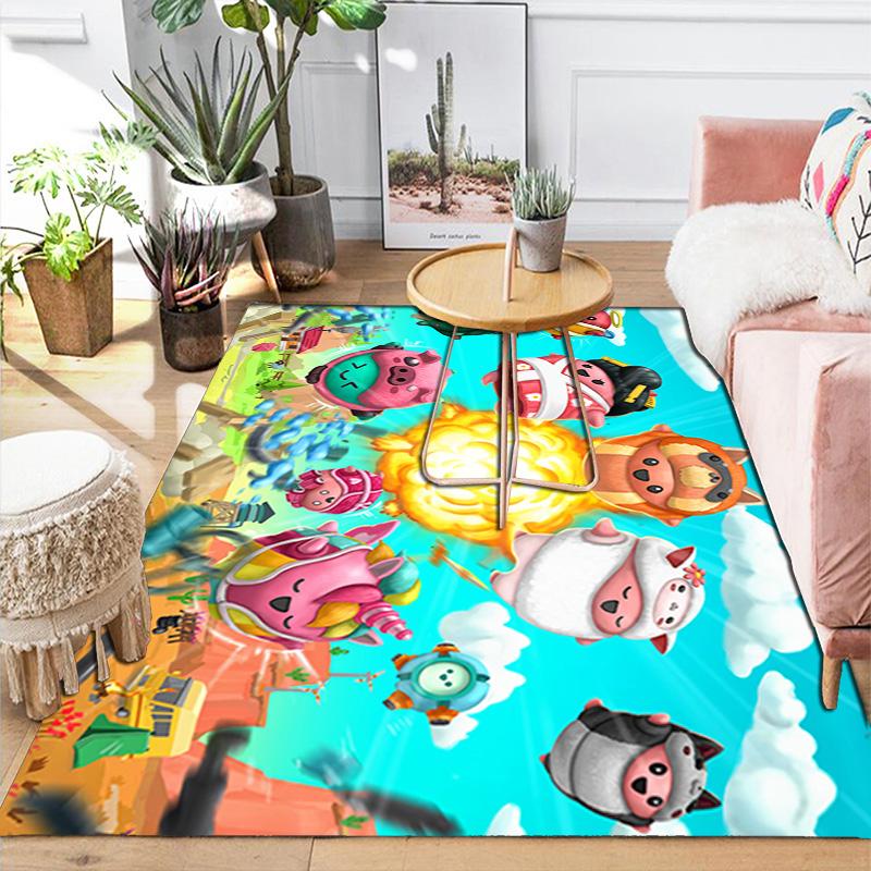 Super Rolling Heroes Deluxe Rug Floor Mat for Living Room or Bedroom Soft and Comfortable Carpet a Gift for Birthday and Holiday.FFFDT1012364