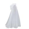 Costume da Strega con Mantello di Halloween Lunga Mantella in Rete Outfit Cosplay Festa Performance Mietitore Costume da Fantasma Accessorio per Travestimento Teatrale per Adulti