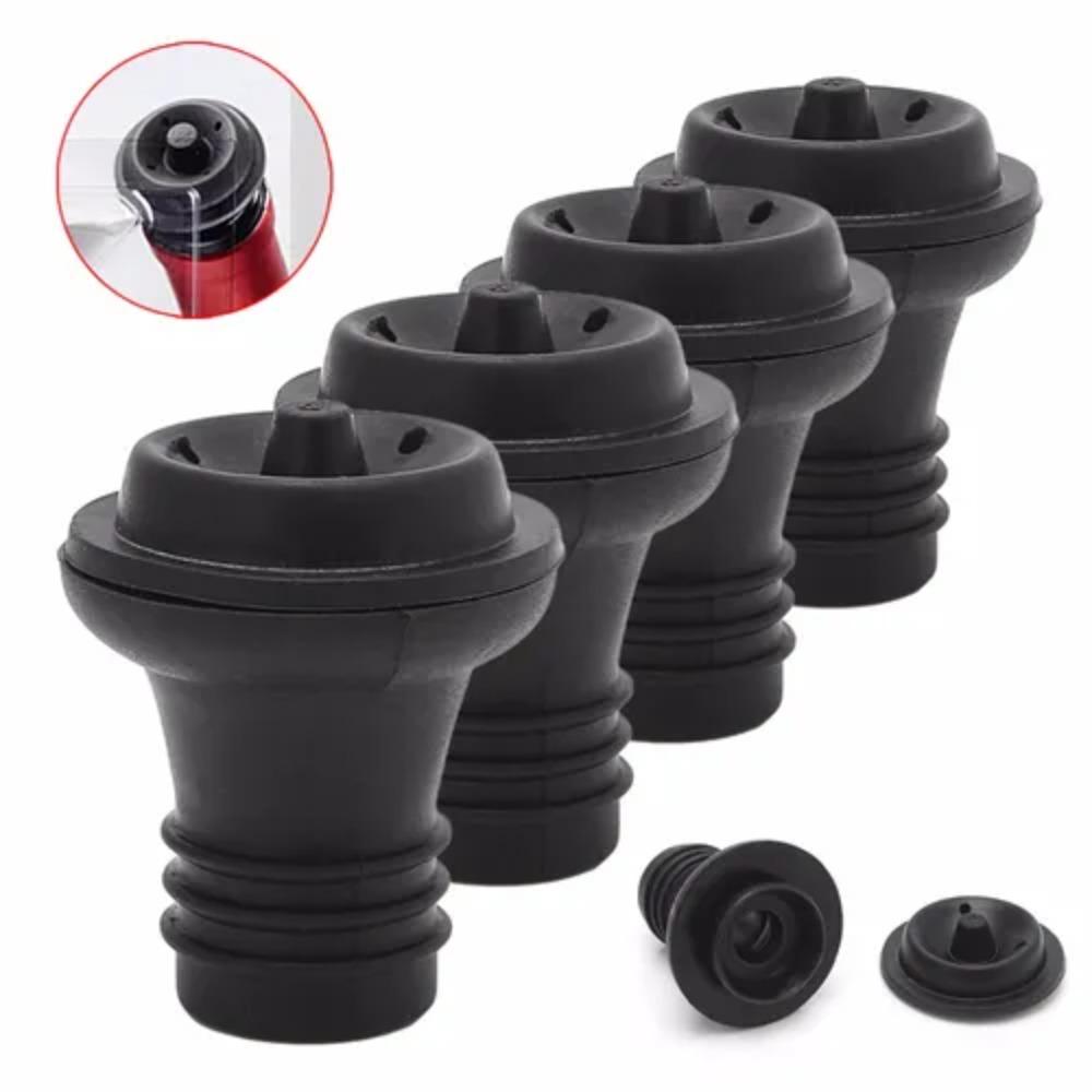 3pcs Leak-Free Wine Pump Resealable Sealed Bottle Topper Simple Bottle Corks  Home Use
