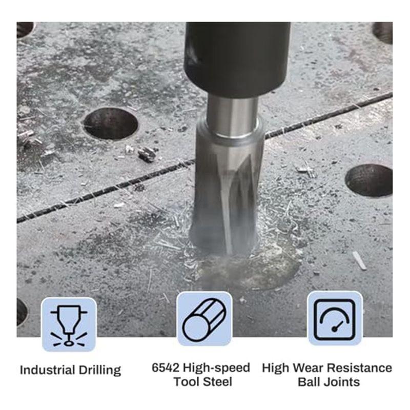 ABBY-6542 High Speed Tool Steel Tapered Ball Joint Reamer Reamer Tool With Shank,1-1/2 Inches Per Foot