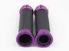Motorrad Universell Custom Links und Rechts Lila [ImP-6400] Griffe, Set,