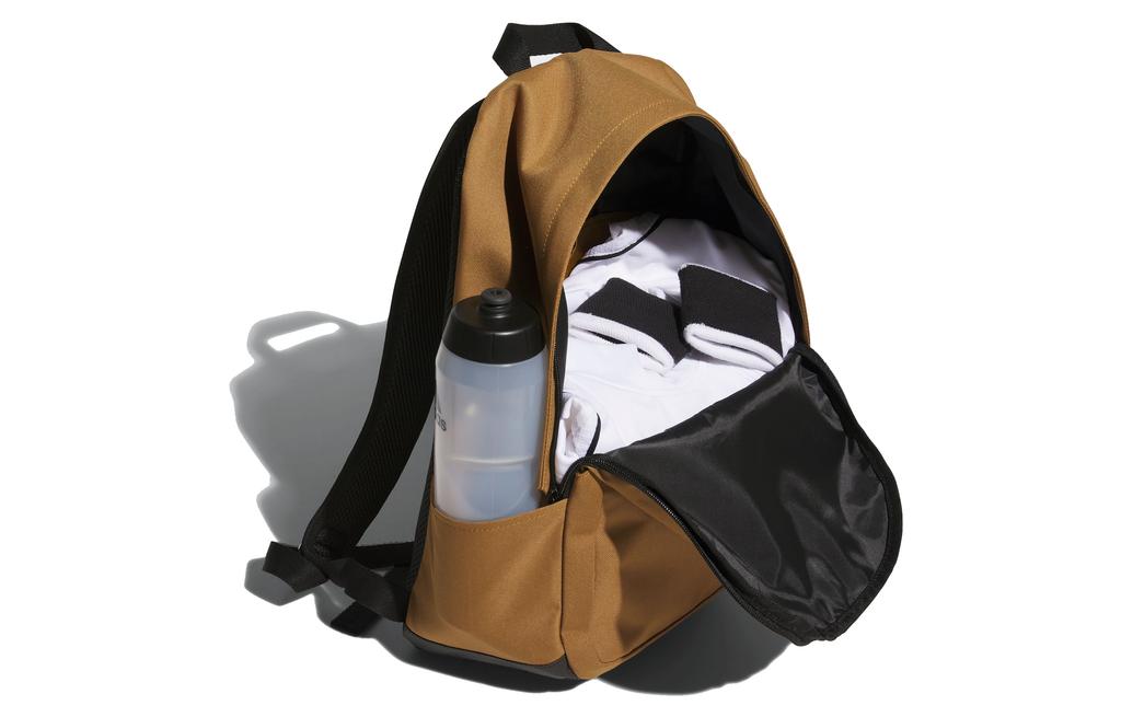 Adidas Athleisure Recycled Polyester 2 in 1 Backpack Regular Unisex Bronze Strata IK7287