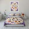 Colorful Sheep Pastoral Decor Soft Comfortable Duvet Cover Bedding Set Included 1*Duvet Cover & 2*Pillowcases, Gift