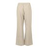 Women's Color Casual Wide Leg High Waist Button And Zipper Elastic Waist Pants With Pockets