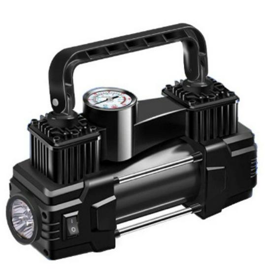 19-Cylinder Portable Car Air Pump with Light - High Power Tire Inflator