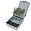 50-Piece High-Speed Steel Twist Drill Bit Set: 1mm-6mm, 0.1mm Interval, Straight Shank for Electric Drills