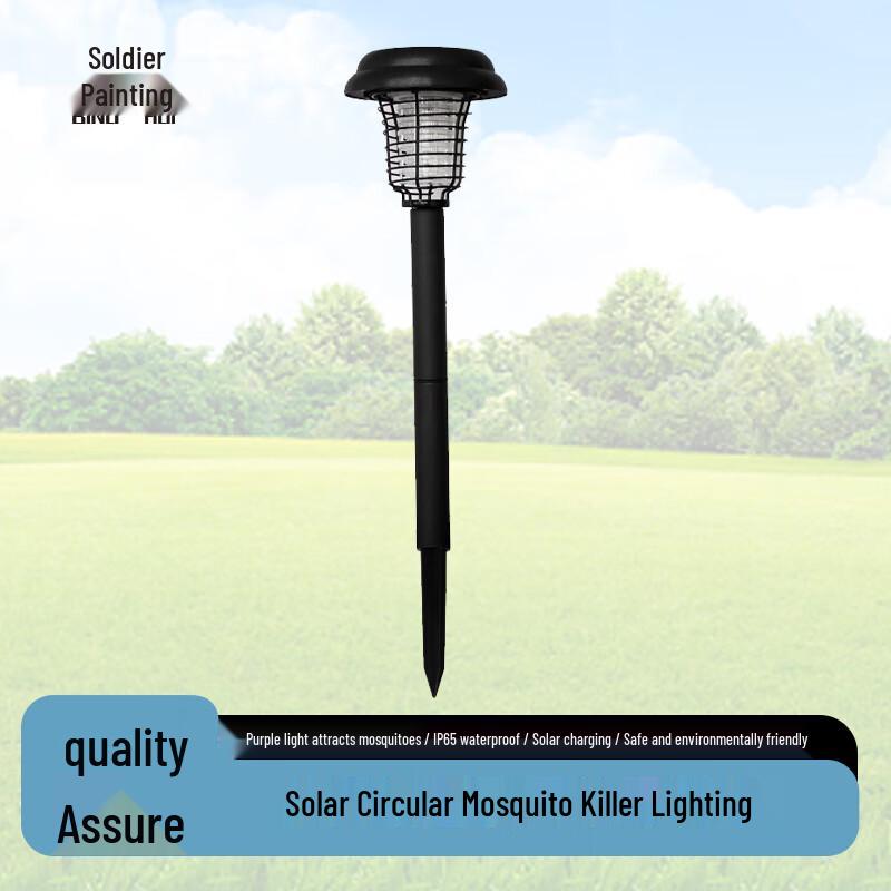 Solar Powered Outdoor Mosquito Killer Lamp