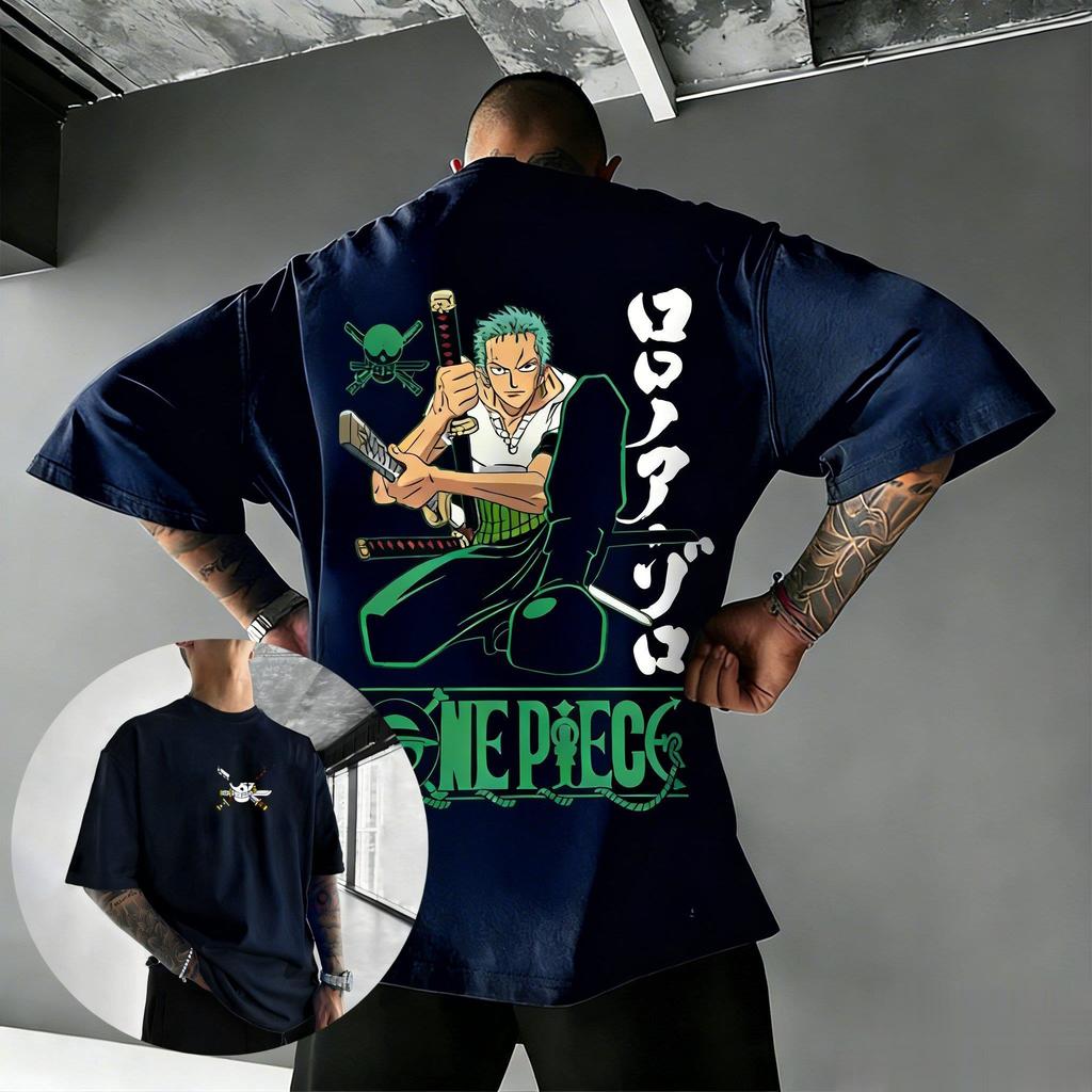 One Piece Zoro Roronoa Anime T Shirt Men Women 2026 Summer New Streetwear Cotton Short Sleeve Tee Tops Graphic Print Y2k Clothes
