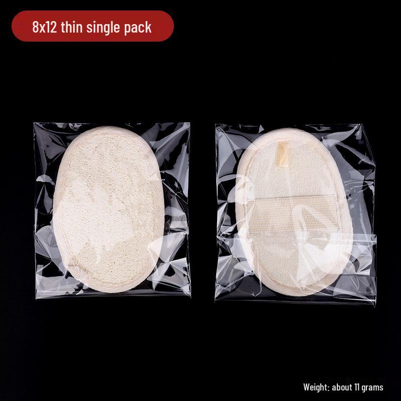 Thick Natural Loofah Sponge: Gentle Exfoliating Bath Scrubber for Rich Lather