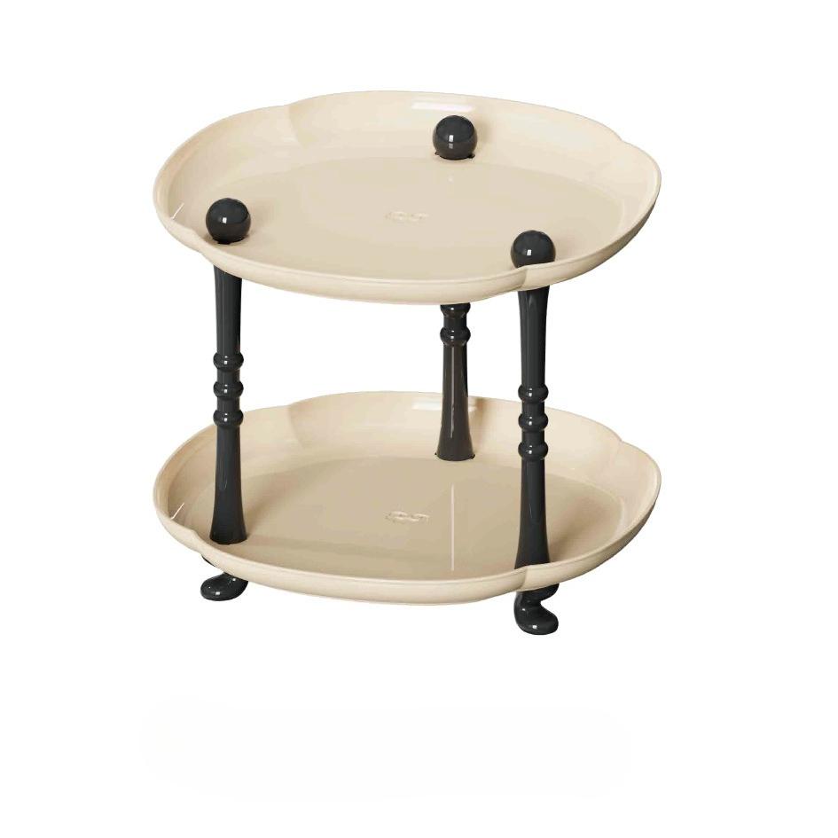 Key Storage Rack At The Entrance, 2-Tier Household Cup Perfume Storage Tray, Classical Style Elegant Storage Rack Organizers