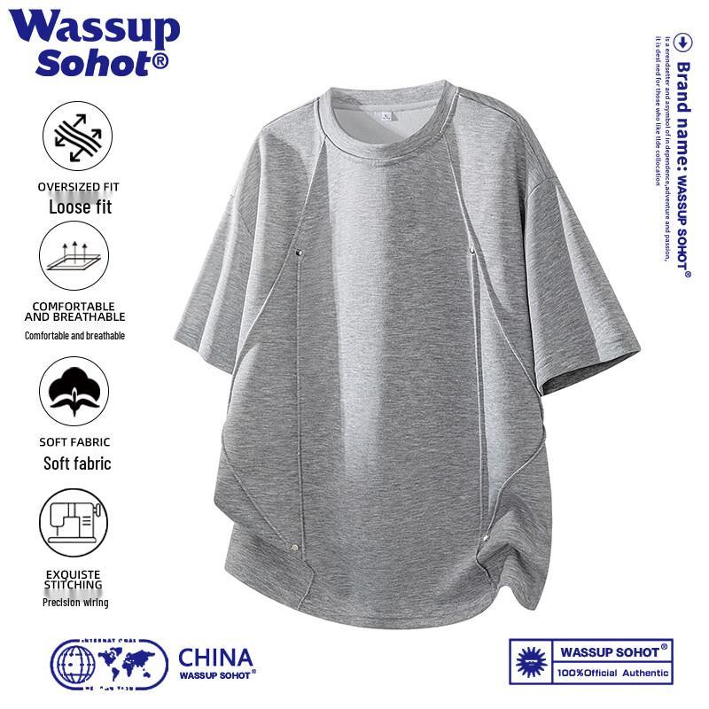Wassup Sohot Men s Short Sleeve T-Shirt 2XL