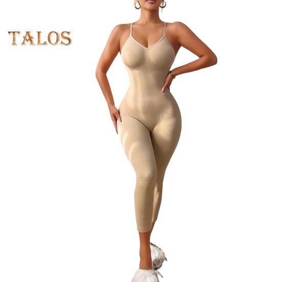 Monos Moldeadores para Mujer Sin Mangas Body de Control de Abdomen Cintura Alta Compresión de Cuerpo Completo Mono de Una Pieza