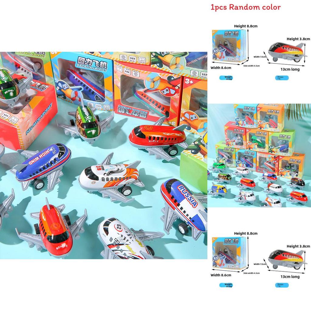 Simulation Mini Inertia Graffiti Airplane Children Toy For Early Learning And Handeye Coordination