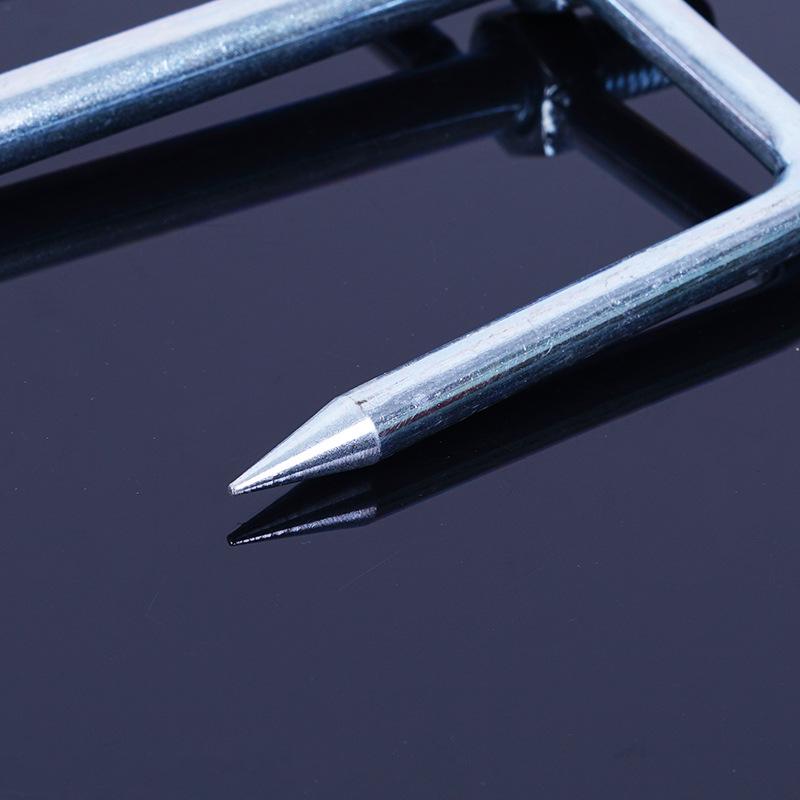 Gegalvaniseerde Visparaplu Grondvork - Grote & Kleine Driehoekige Inzetstukken