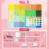 7200 Stück 2,6 mm Loch Mini Hama Perlen Perler Bügelperlen DIY Frühpädagogik Bastelspielzeug Puzzles Kinder Geburtstagsgeschenk
