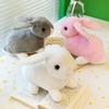 Cute Party Simulation Bunny Doll Children's Plush Toy Little White Rabbit Throw Pillow Decorative Ornament Activity Gift