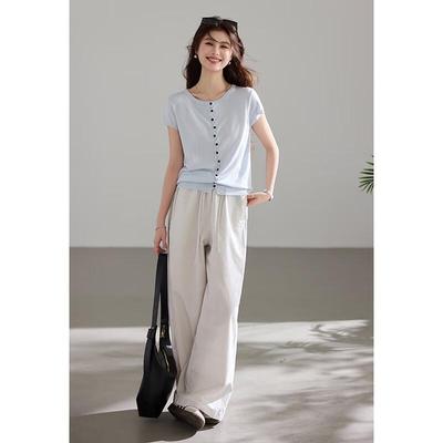 Women's Casual Quick-Dry Straight-Leg Pants