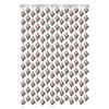 WTEMPO Christmas Snowman Santa Claus Christmas Tree Pattern Tassel Curtains Christmas Party Background Decor Props Christmas Festival Party Banners