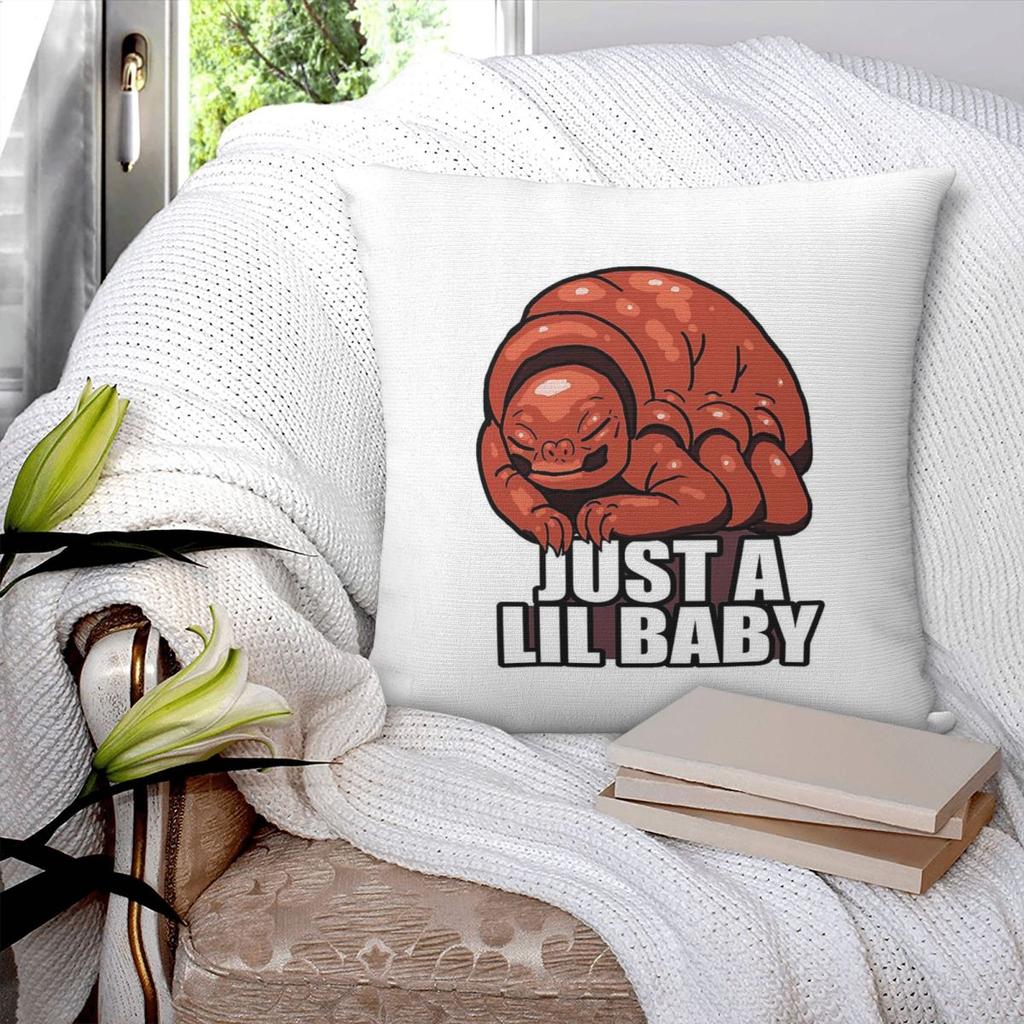 Trimmings Is Just A Baby Square Pillowcase Polyester Linen Velvet Pattern Zip Decor Sofa Seater Cushion Cover