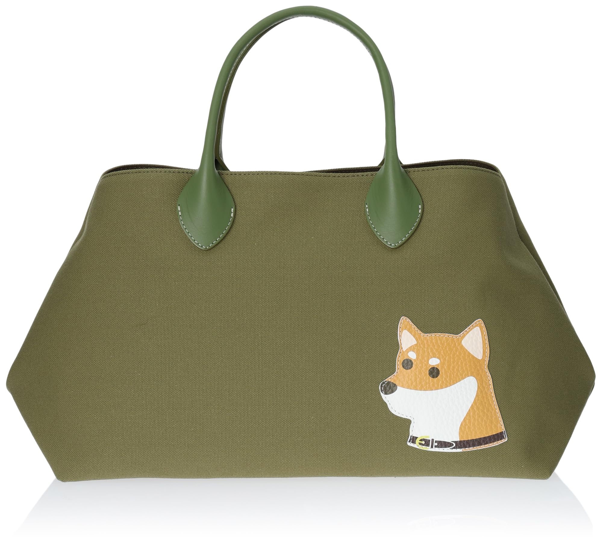 

Kitamura Dog Handbag Khaki 33334 P-0685 Women s (Shiba Inu) [Green]