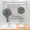 Large Digital Wall Clock with Date Day Temperature Battery Operated Bathroom Clock Shower Clock with Suction Cup Gift