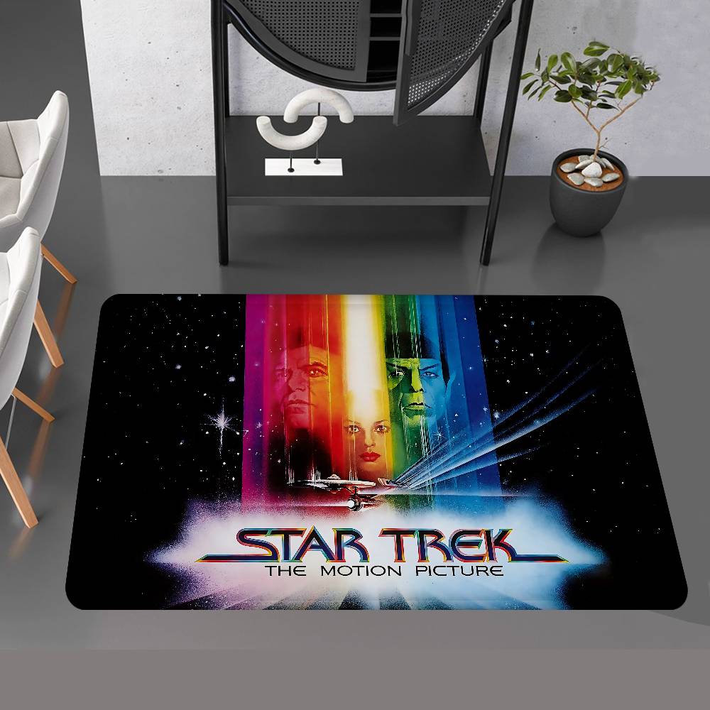 

Sci Fi Star Trek Movie Room Mats Retro Multiple Choice Living Room Kitchen Rug Non-Slip Welcome Rug 40x60cm