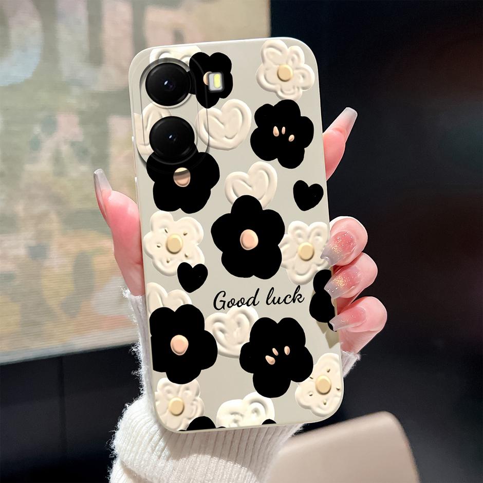 Case For Xiaomi Poco X7 X8 Pro Max Beautiful Bowknot Flower Anti-Fingerprint Unique Phone Cover For PocoX7Pro PocoX8ProMax Coque