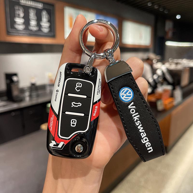 Para VOLKSWAGEN VW Estilo Funda para Llave de Coche Cubierta Para VW Volkseagen Passat B8 Magotan Para Skoda Superb A7 Kodiaq Seat