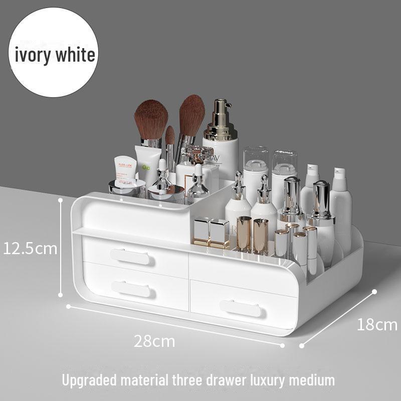 Organizator Compact pentru Birou de Dormitor: Cutie de Depozitare Machiaj și Cosmetice Stil Sertar