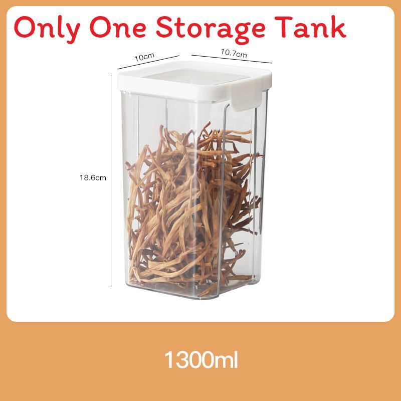 Kitchen Sealing Storage Container With Transparent Pet Material For Food Organization And Freshness