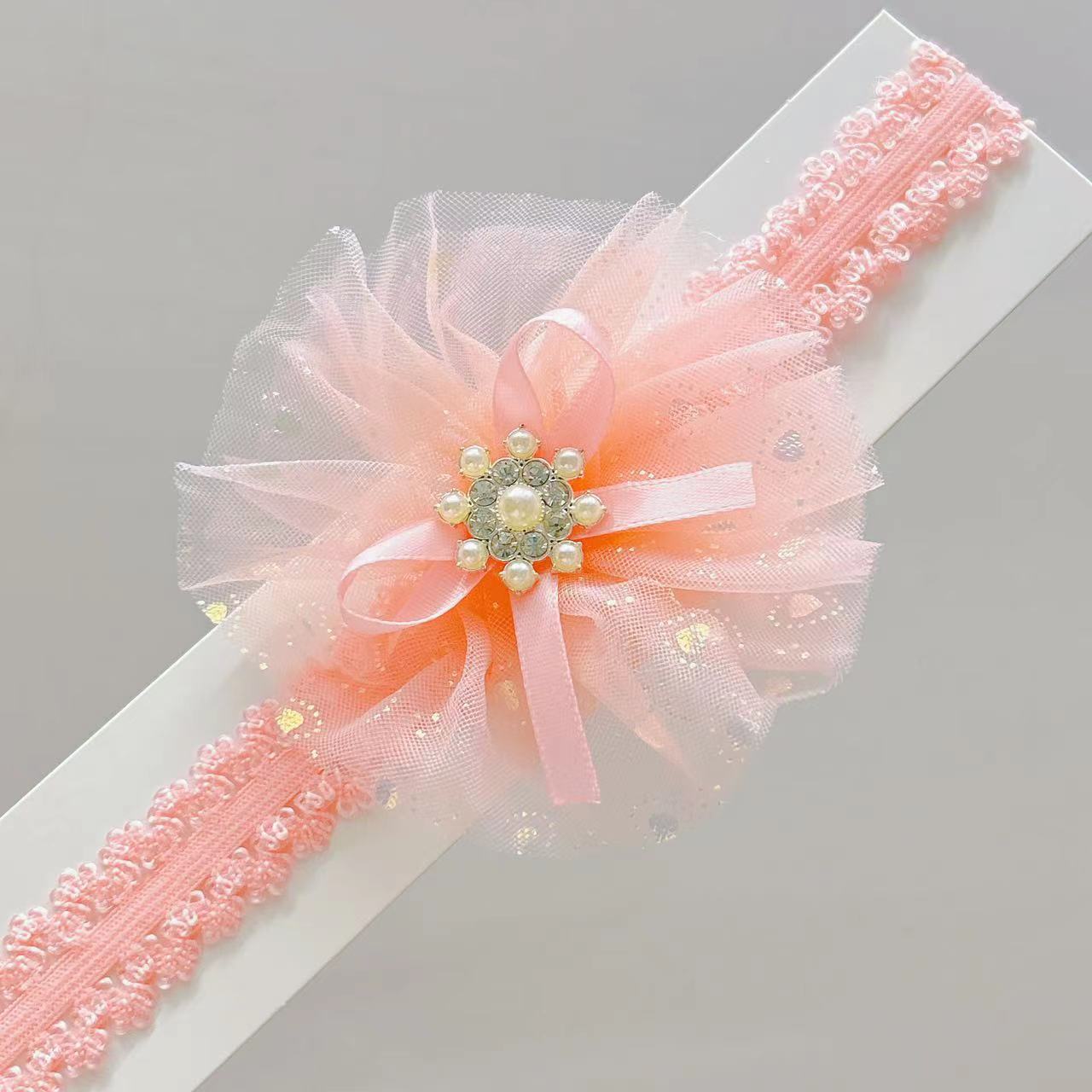 Baby Headband Newborn Photography Flower Lace Elastic Hairbands Baby Girl Headbands