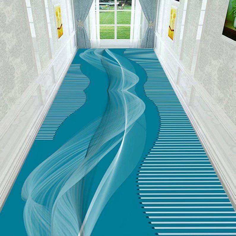 European-style Light Luxury Corridor Long Strip Mat, Soft and Comfortable Living Room Hallway Decorative Mat, and Easy-to-clean Kitchen Floor Mat