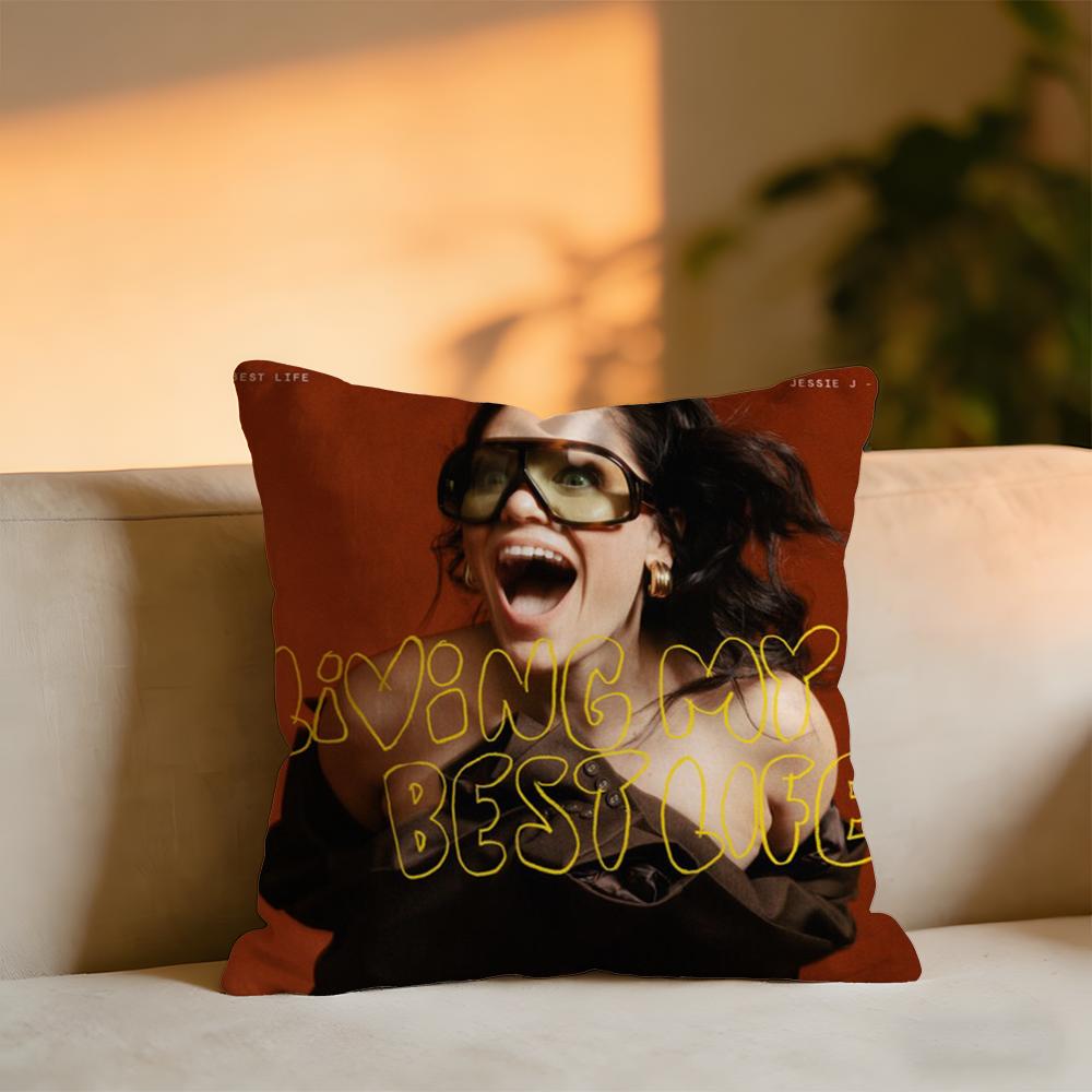 

Jessi J Album Cushion Cover Cozy Velvet Throw PillowSoft Warm Cushion For Sofa Bed 30x30 cm