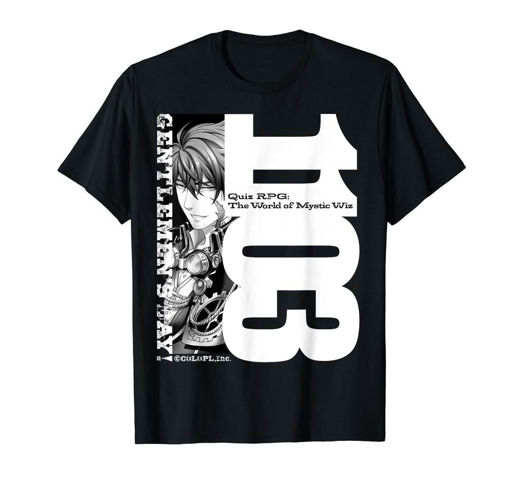 Black Cat Wiz Day Ojisan's (Viram) T-shirt