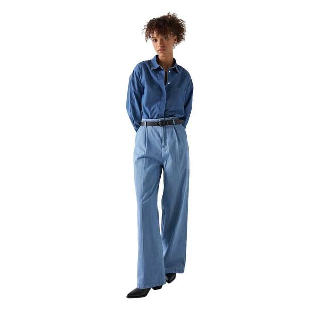 Salsa Jeans 21007012 Oversize рубашка с длинным рукавом