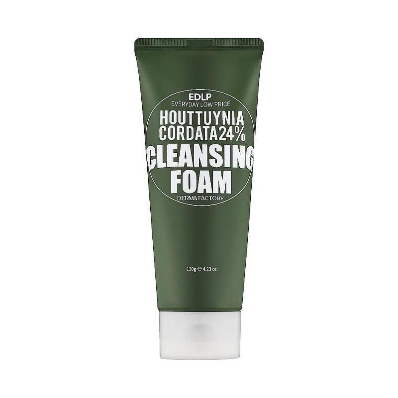 

DERMA FACTORY EDLP Houttuynia Cordata 24% Очищающая пенка 120 г